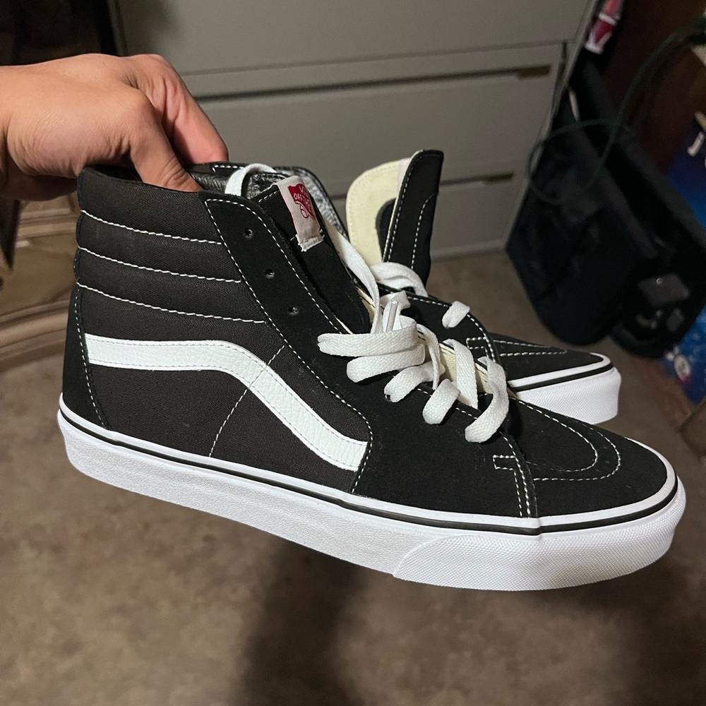 Men Vans Black 9.5 NEW